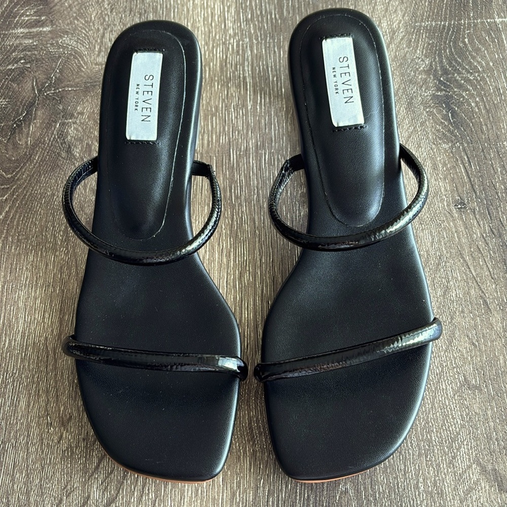 Steve Madden heeled sandals.